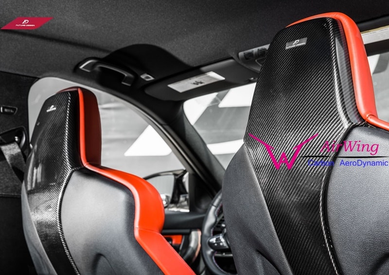 BMW F82M4 F80 M3 Carbon Fiber Seat Shells 01